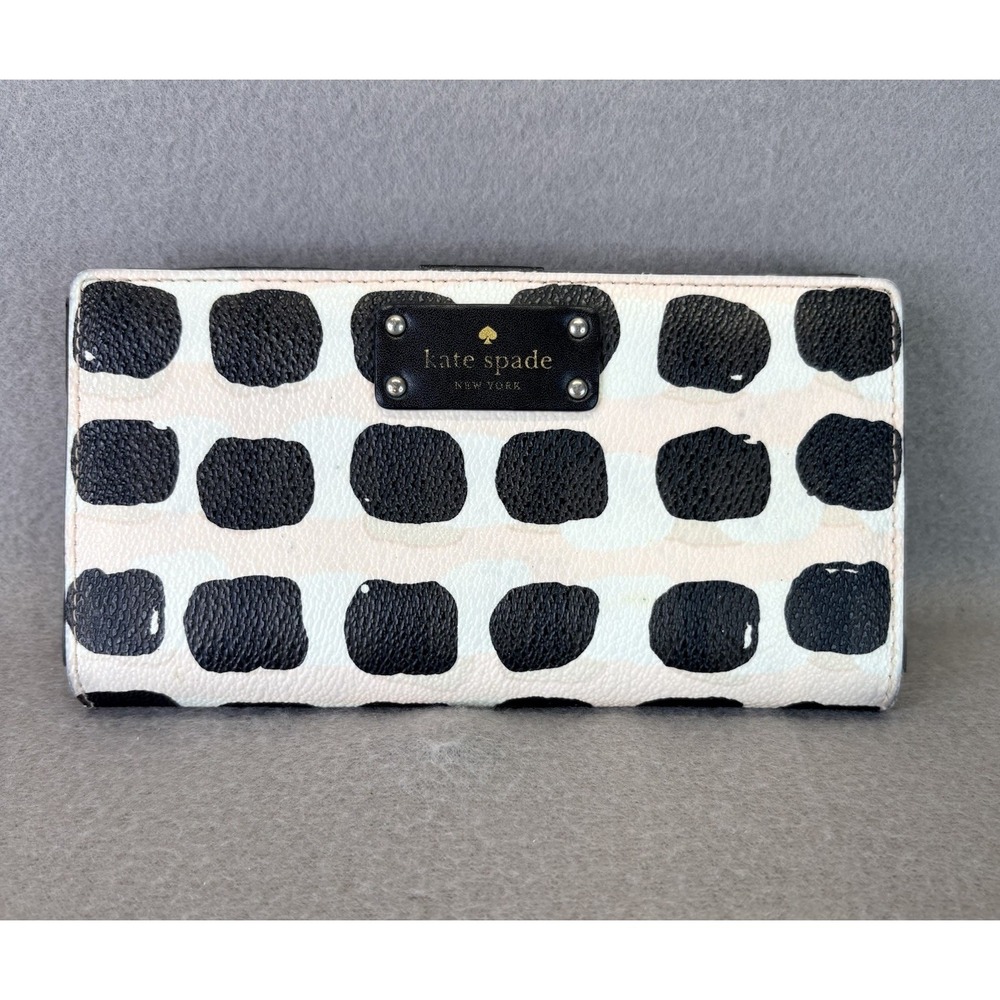 Kate Spade Long Wallet Pink and Black